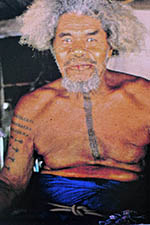 Milda Drueke. Tikopia 1989  Chief Nr. II 
